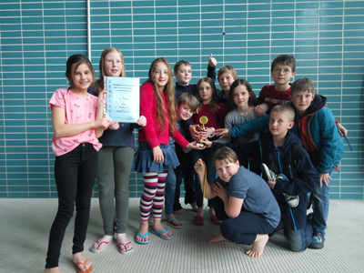 Schwimmwettbewerb der Aachener Grundschulen 2017