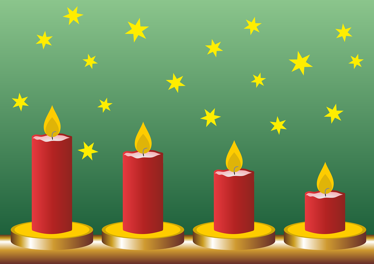 Adventskranz 4. Advent