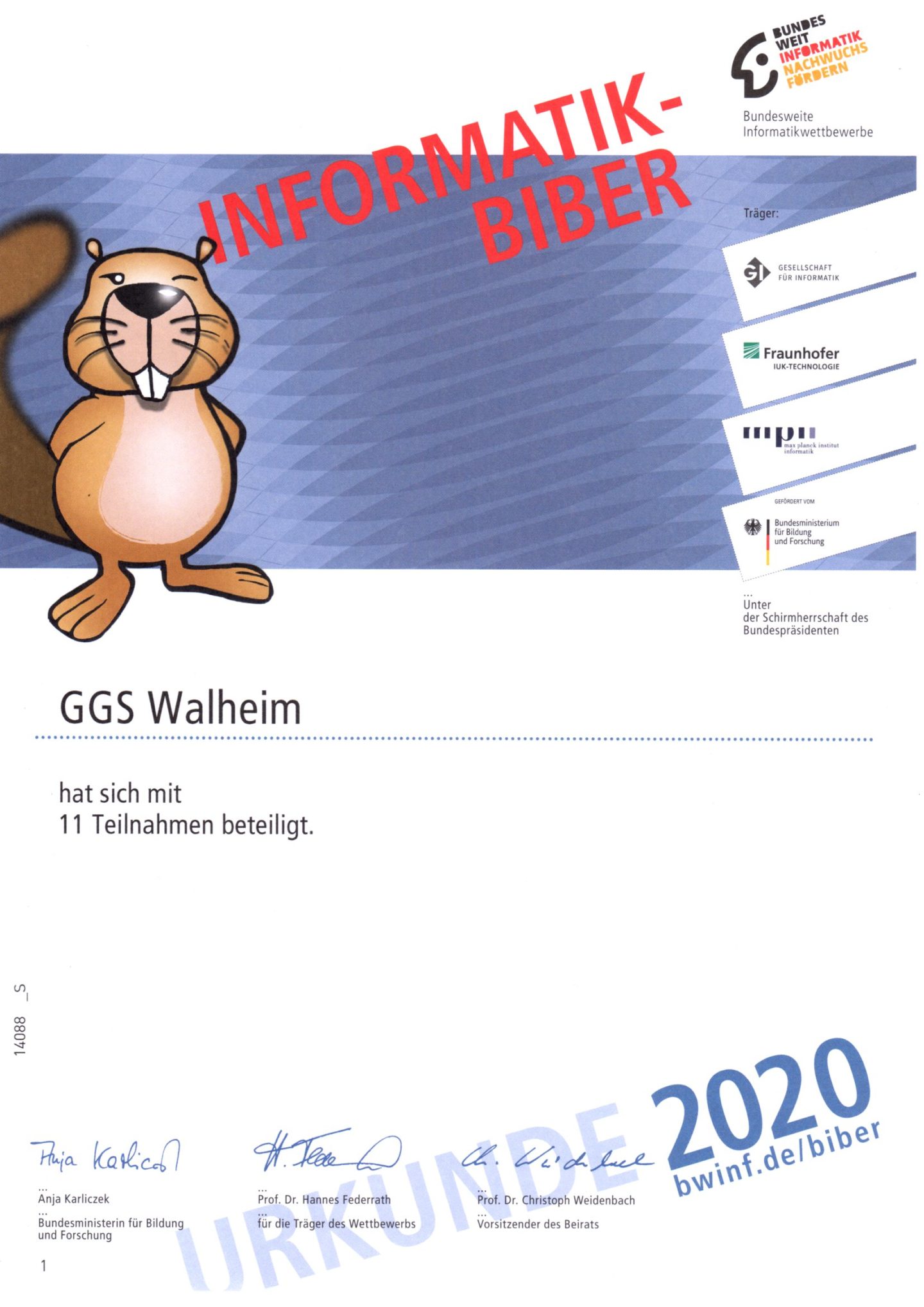 Informatik Biber 2020